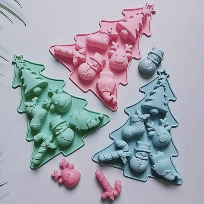 Molde figuras navideñas árbol