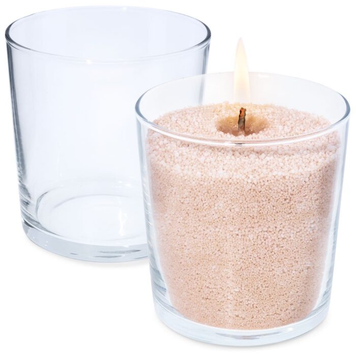 Vaso 350 ml liso para velas