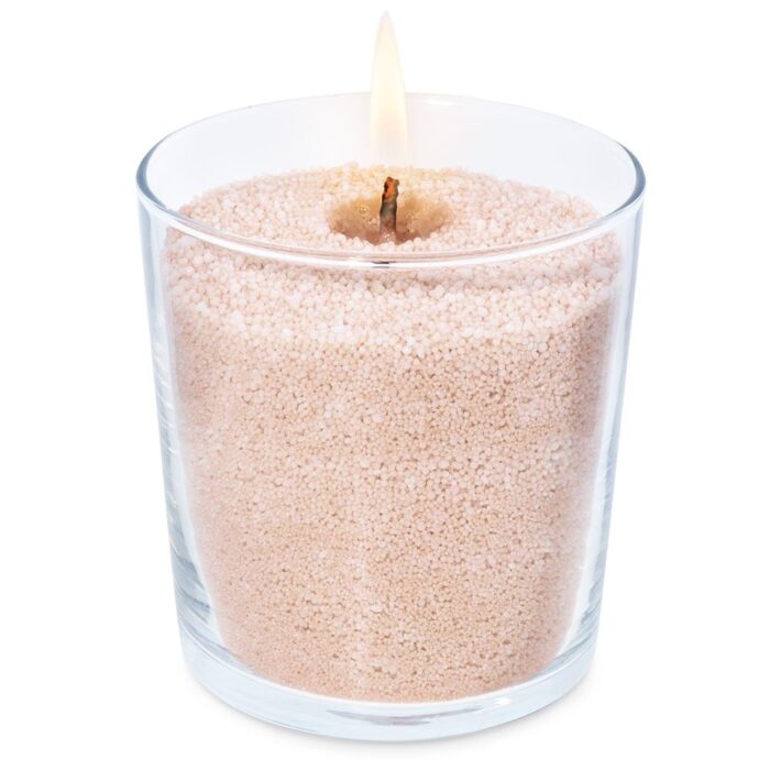 Vaso para hacer velas con tapa