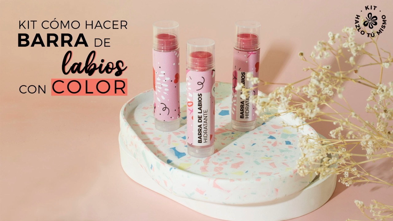 Imagen de presentacion del post sobre el kit como hacer barras de Labios