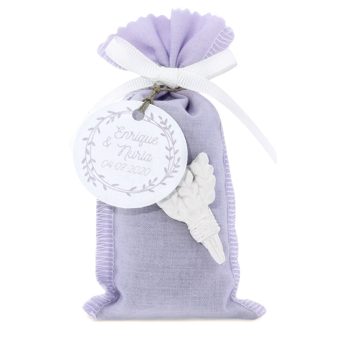 Etiquetas de carton personalizadas corona floral - Imagen 8