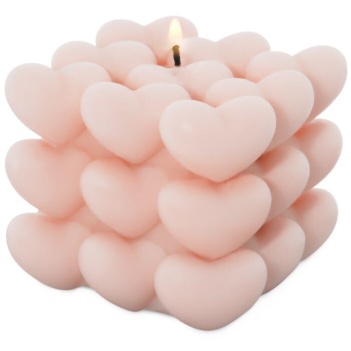 Molde velas bubble 9 corazones - Imagen 2