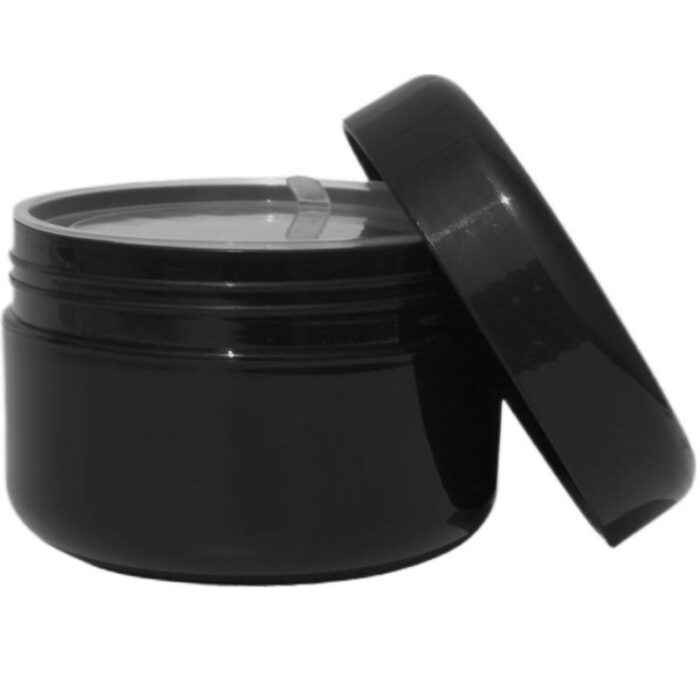 Envase 100 ml negro con obturador