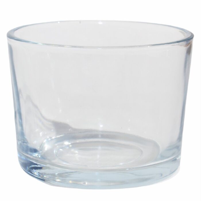 Vaso 230ml de cristal para velas