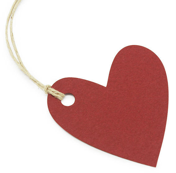 Etiquetas de carton corazones - Imagen 12