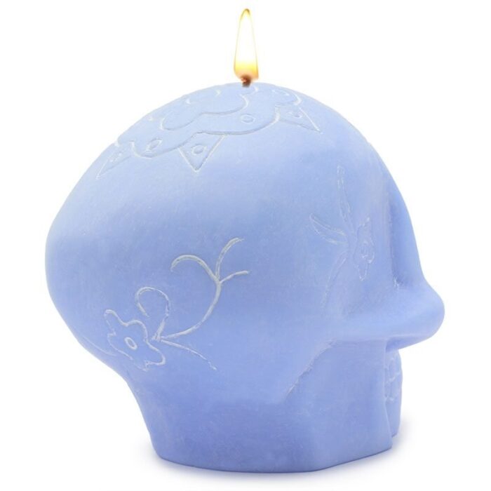 Molde para velas calavera decorada - Imagen 5