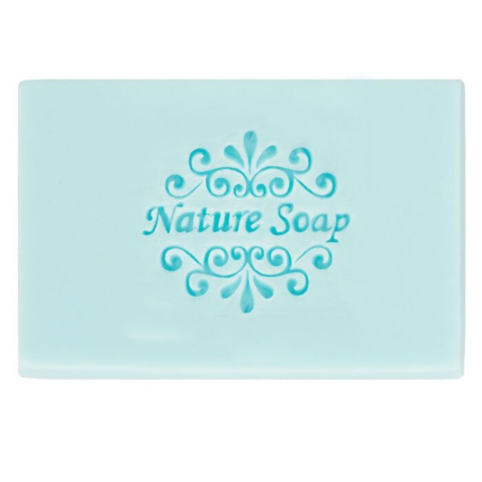 Sello para jabones retro natural soap - Imagen 4