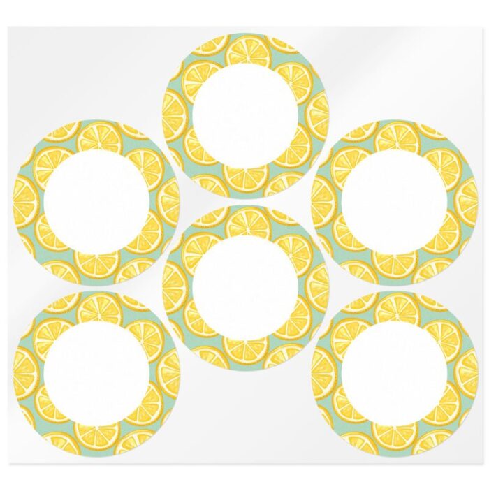 Pegatinas redondas con naranjas - Imagen 2