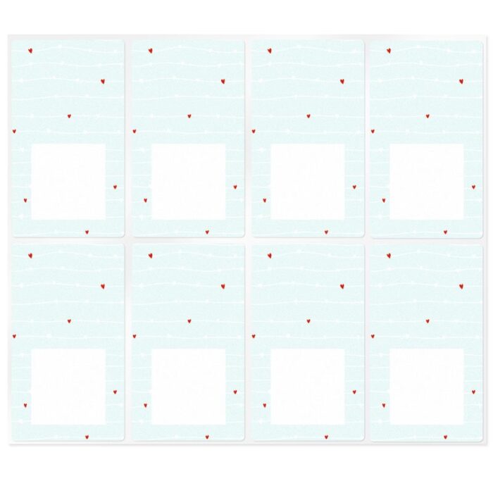 Pegatinas rectangulares love - Imagen 2