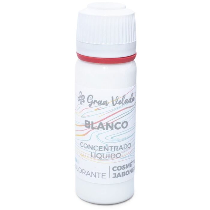 Colorante blanco liquido concentrado para cosmetica y jabon - Imagen 2