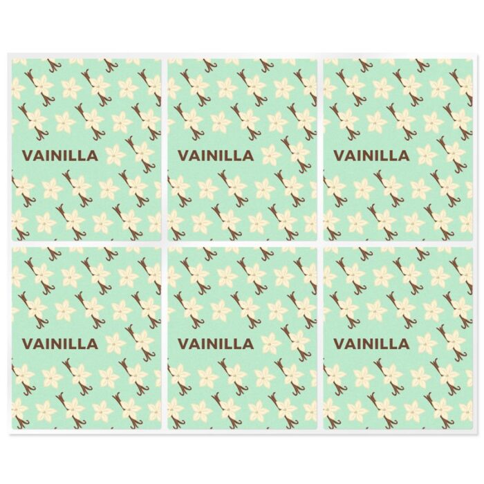 Pegatinas para labiales de vainilla - Imagen 3