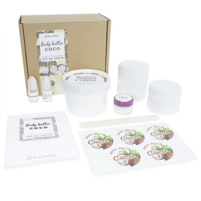 Kit como hacer body butter de coco. Materiales e instrucciones - Imagen 15