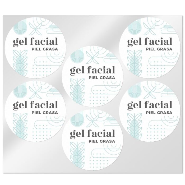 Pegatinas gel facial - Imagen 3