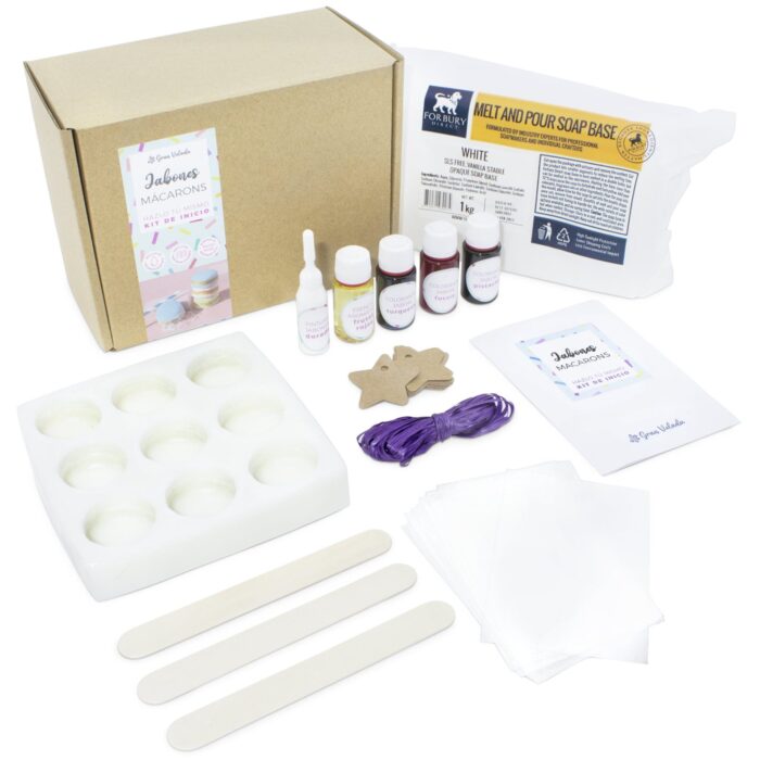 Kit como hacer jabones macarons. Materiales e instrucciones - Imagen 11