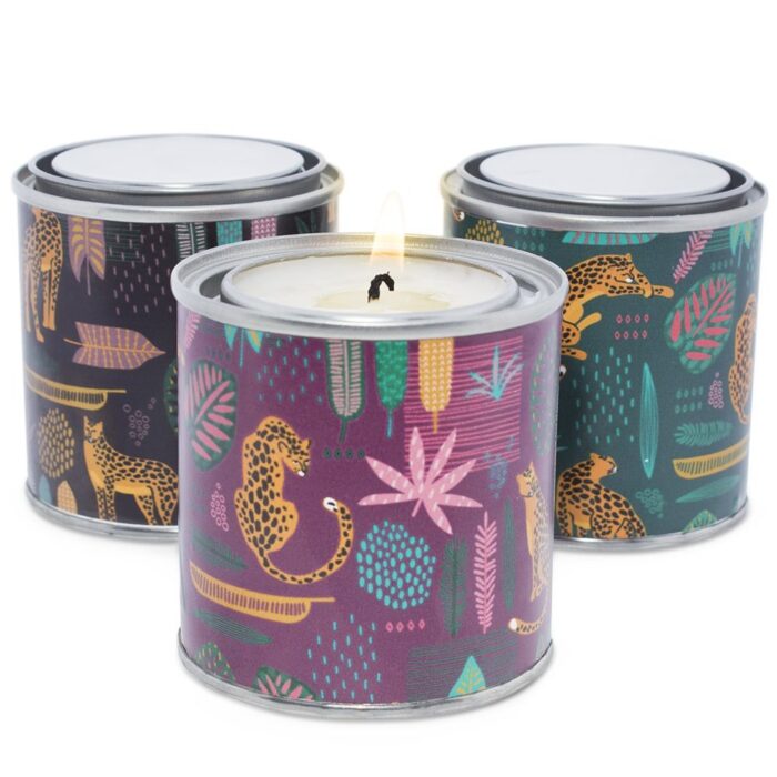 Pegatinas tropical glam velas en lata - Imagen 5