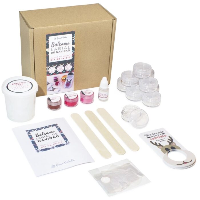 Kit como hacer balsamos labiales de Navidad. Materiales e instrucciones - Imagen 9