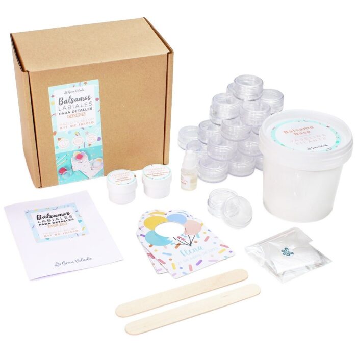 Kit como hacer balsamos labiales para detalles modelo globos. Materiales e instrucciones - Imagen 10