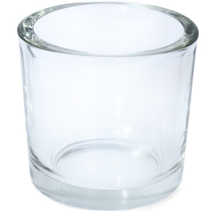 Portavelas vaso de cristal - Imagen 2