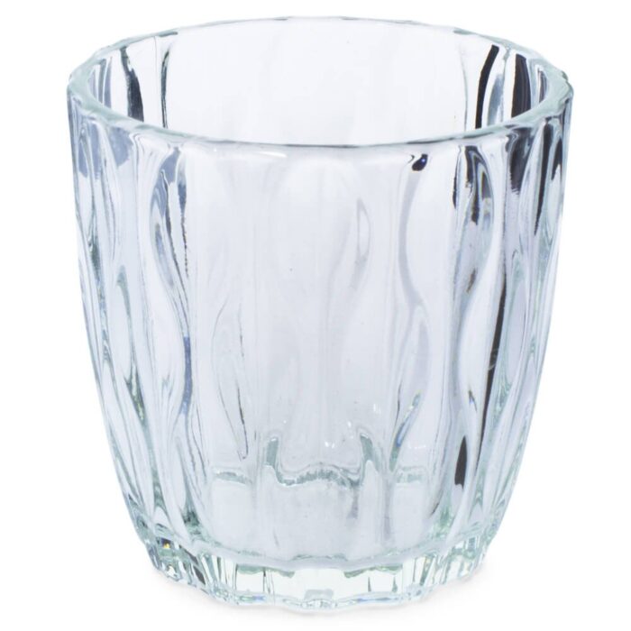 Pack de 3 vasos 300 ml grandes de cristal decorados para velas - Imagen 4