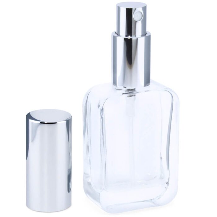 Frasco perfume 30 ml petaca pulverizador plateado por mayor - Imagen 2