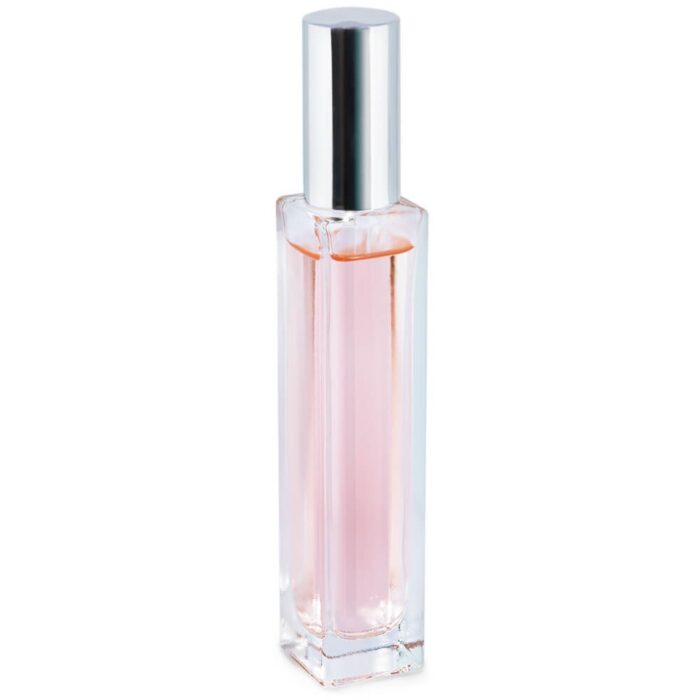 Frasco perfume 50 ml alto pulverizador plateado por mayor - Imagen 2