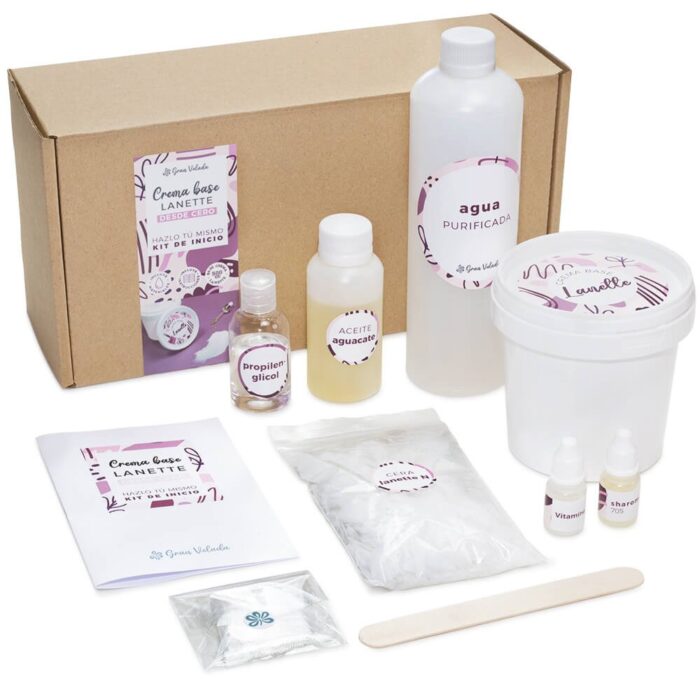 Kit como hacer crema base lanette desde cero. Materiales e instrucciones - Imagen 5