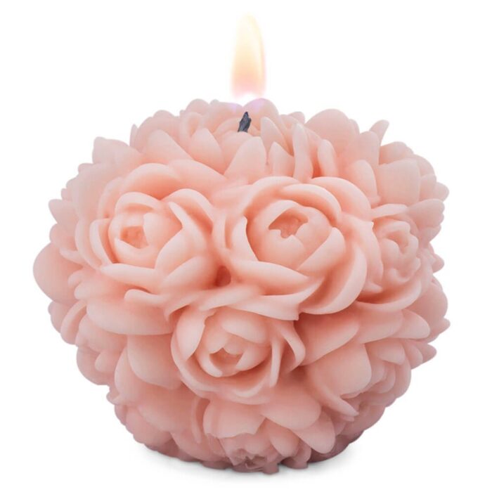 Molde jardin de rosas para velas