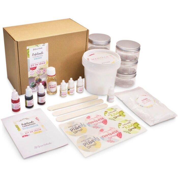 Kit como hacer exfoliantes cremosos de frutas. Materiales e instrucciones - Imagen 6