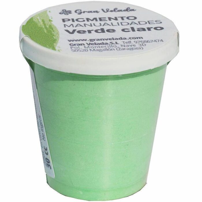 Pigmento verde claro para manualidades - Imagen 2