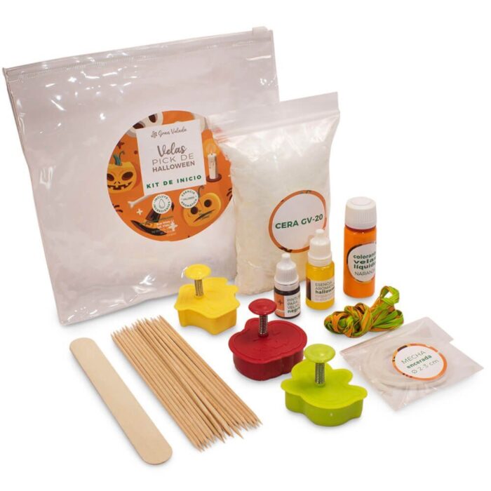 Kit como hacer velas pick de Halloween. Materiales e instrucciones - Imagen 5