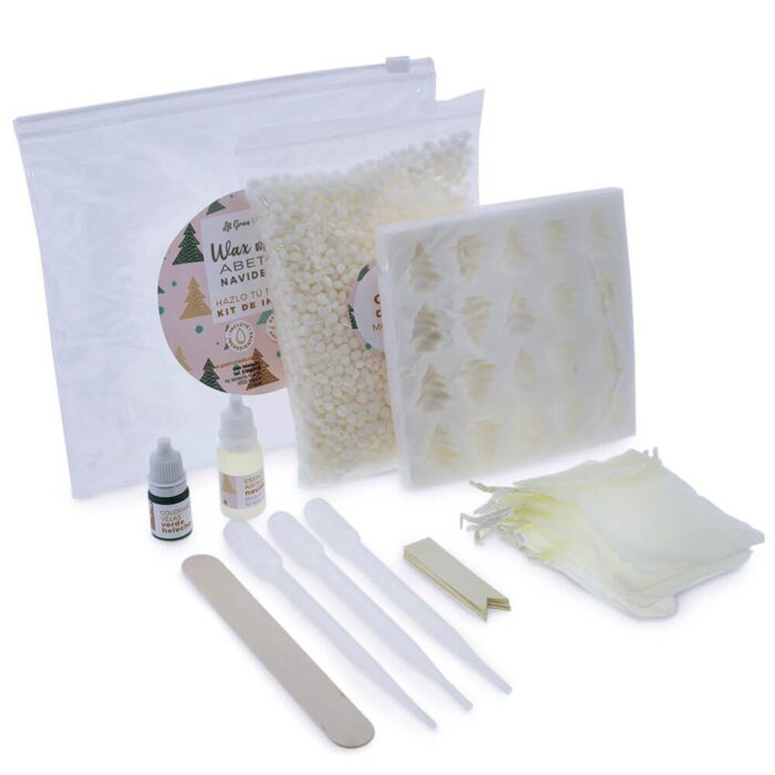 Kit como hacer wax melts de arbolitos de navidad. Materiales e instrucciones - Imagen 6