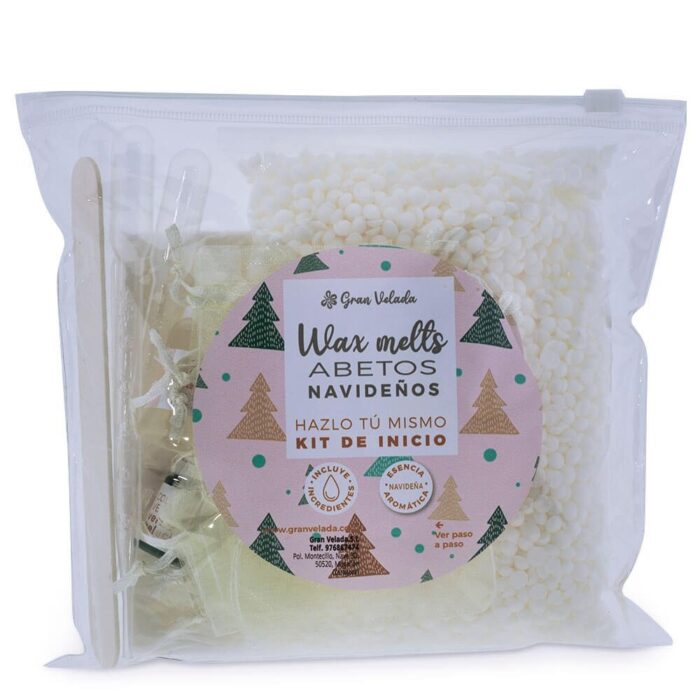 Kit como hacer wax melts de arbolitos de navidad. Materiales e instrucciones - Imagen 7