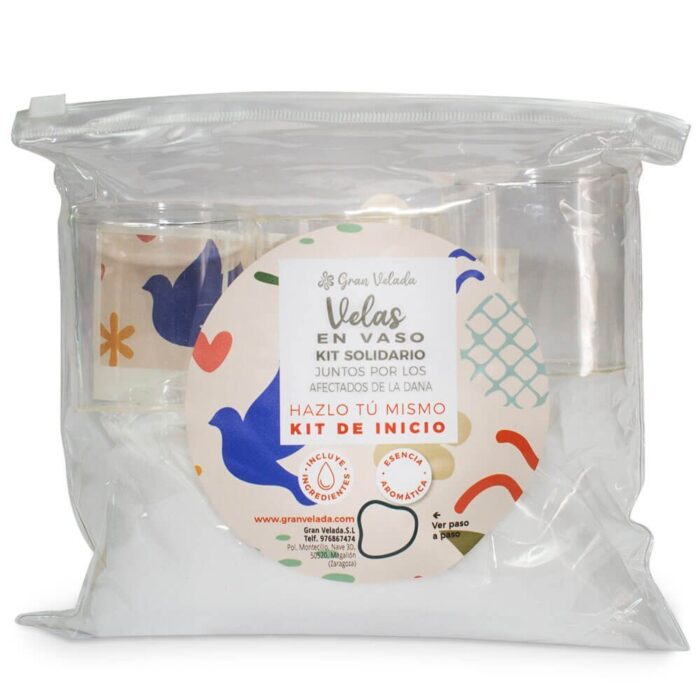 Kit solidario de velas en vaso – Juntos por los afectados de la DANA - Imagen 5