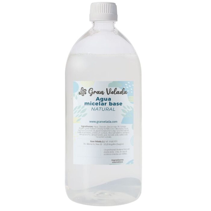 Agua micelar base natural por mayor