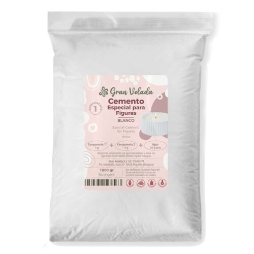 Cemento blanco figuras