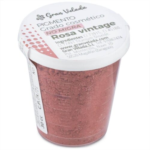 Pigmento en polvo rosa vintage para jabon