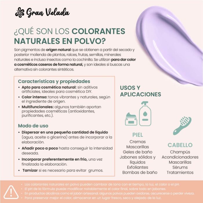 Colorante natural líquido enocianina