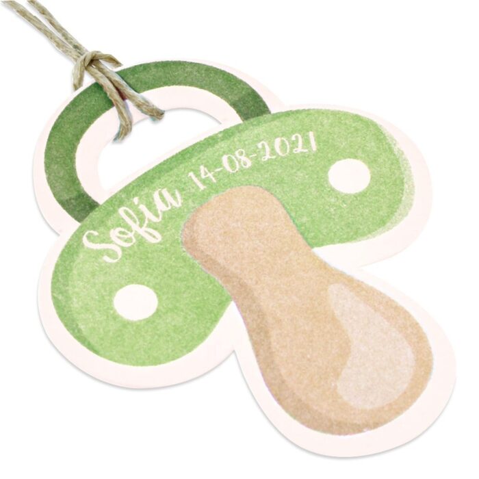 Etiquetas personalizadas chupete bautizo - Imagen 4