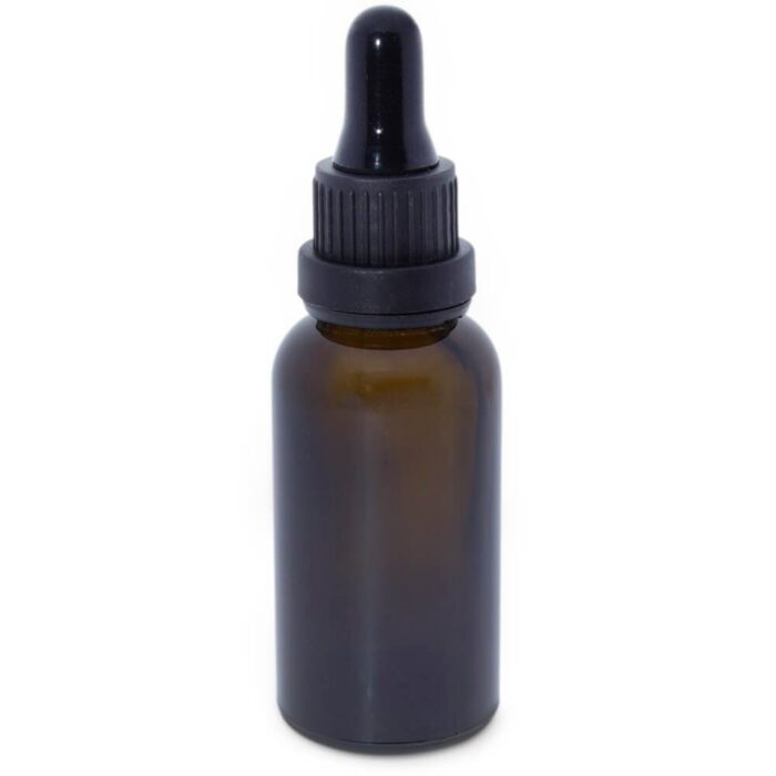 Frasco 30 ml cristal ambar cuentagotas negro por mayor
