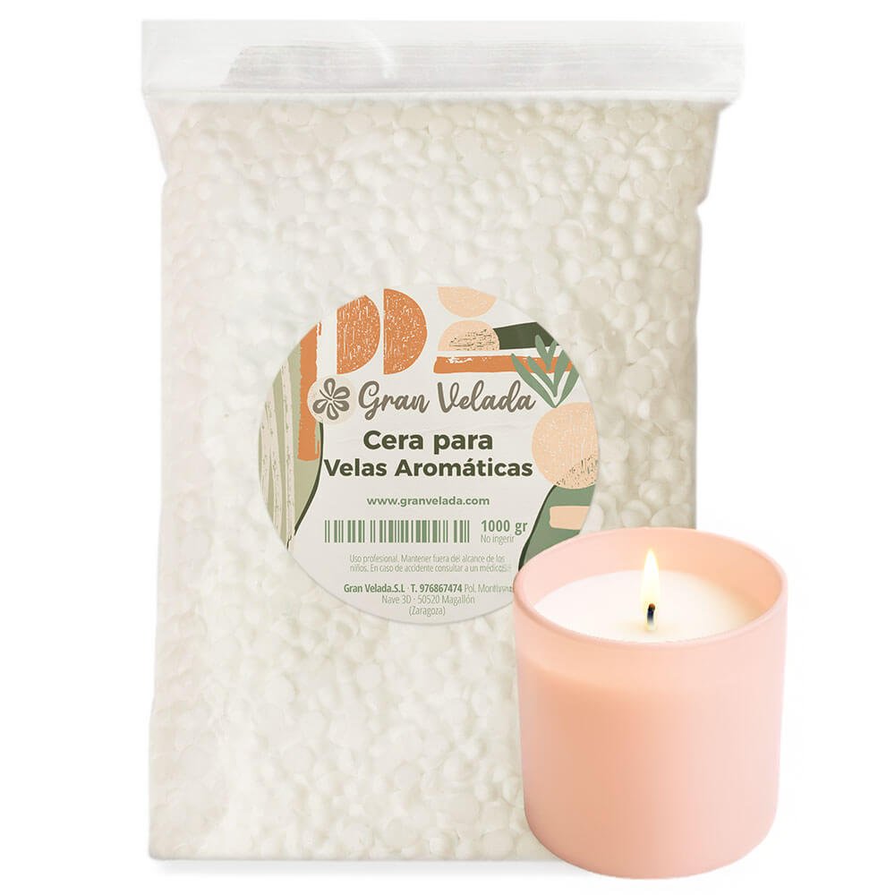 Cera para velas aromaticas